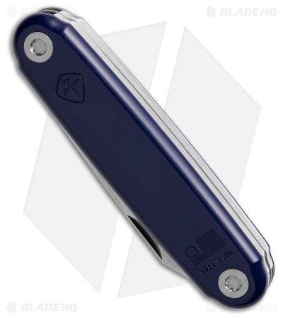ASK The Iron Sides Slip Joint Multi-Tool Corsair Blue Polymer (2.9" Polish) 