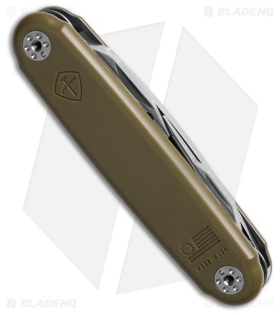 ASK The Washington Slip Joint Modular Multi-Tool OD Green Polymer (2.9" Polish) 