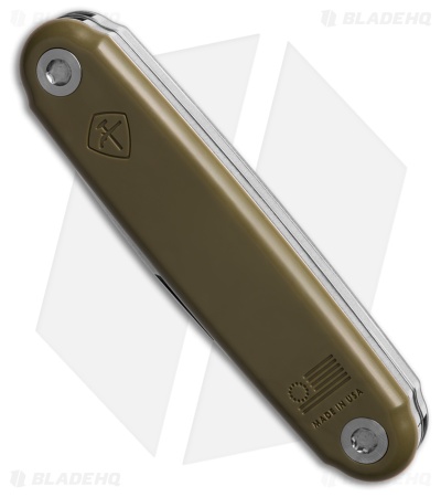 ASK The Washington Slip Joint Modular Multi-Tool OD Green Polymer (2.9" Polish) 
