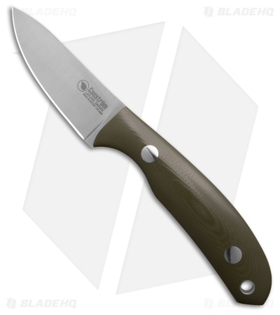 Casstrom Safari Mini Hunter Fixed Blade Knife Olive G-10
