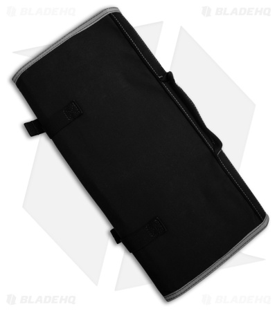 KNAFS Burrito  Grande EDC Storage Roll Carry Case - Black  Waxed Canvas