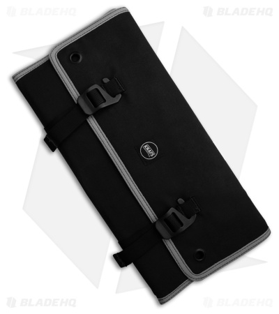 KNAFS Burrito  Grande EDC Storage Roll Carry Case - Black  Waxed Canvas