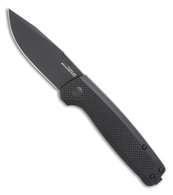 SOG Terminus Slip Joint Knife Blackout G-10 (2.9" Black CRYO D2)