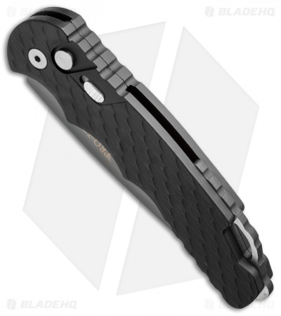 Pro-Tech TR-4.F1 Tactical Response 4 Automatic Knife Feather Grip (4" Gray D2)