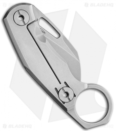 Real Steel Shade Folding Karambit Knife Gray Stainless Steel (2.5" Stonewash)