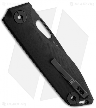 Real Steel Sidus Folding Knife Black G-10 (3.5" Black)
