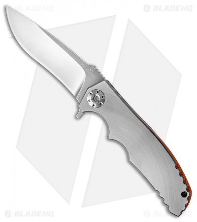 RJ Martin Custom Devastator Monster Frame Lock Knife Titanium (4.25" Satin)