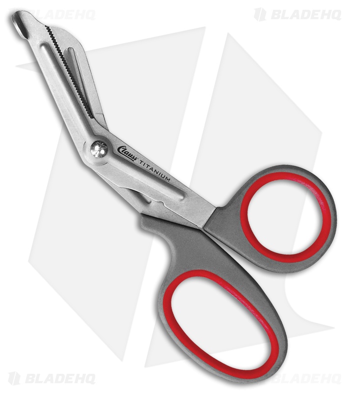 Clauss Swizzers Bent Shears Gray/Red CL18053 Utility