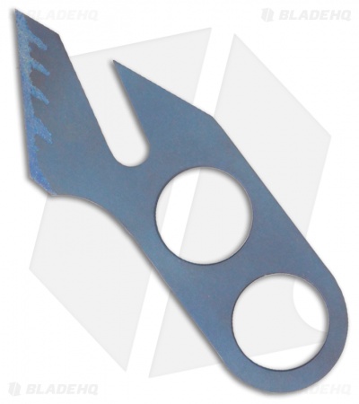 Gray Precision Rhino Tool Titanium Knife (Blue)