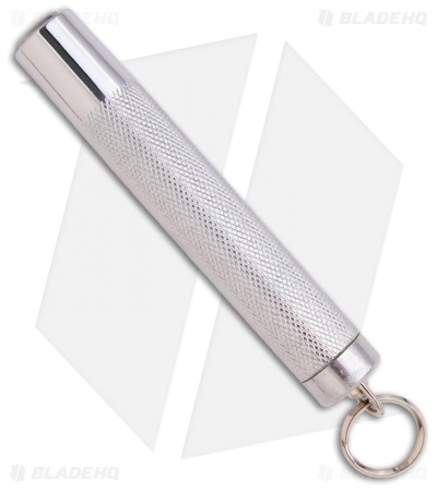 Pocket Baton Mini Expandable 12" Self Defense Baton (Silver)