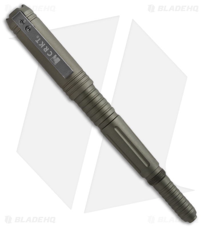 CRKT Tao Tactical Pen & Defense Tool w/ Case (Olive Drab) TPENAOD