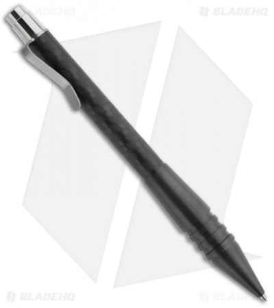 Matthew Martin Tactical 400 Series Flamed Click Pen (Zirconium/Carbon Fiber)