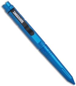 Takedown DLX Tactical Defense Pen w/ Crown & Glow Insert (Blue)