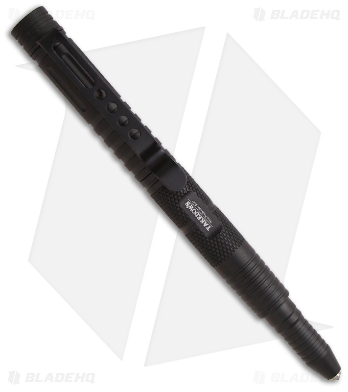 Takedown Tactical Rescue Pen w/ Glass Breaker Tip (Black)