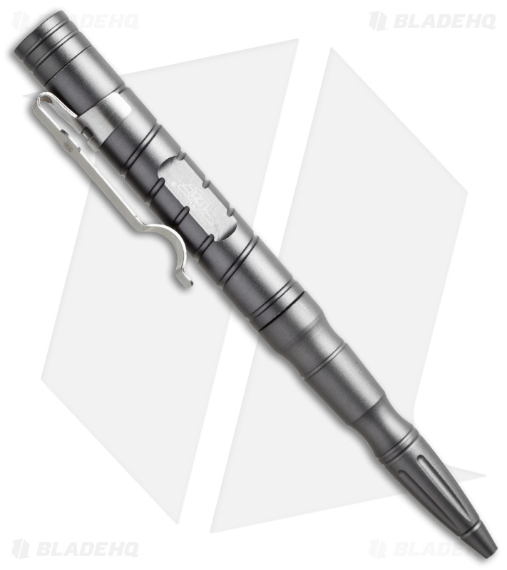 UZI Tactical Pen 9 w/ White LED Light (Gray) TACPEN-9