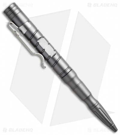 UZI Tactical Pen 9 w/ White LED Light (Gray) TACPEN-9