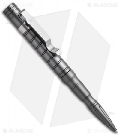 UZI Tactical Pen 9 w/ White LED Light (Gray) TACPEN-9