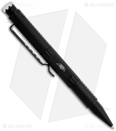 UZI Tactical Defender Pen 3 w/ Crown & Hand Cuff Key (Black) TACPEN-3