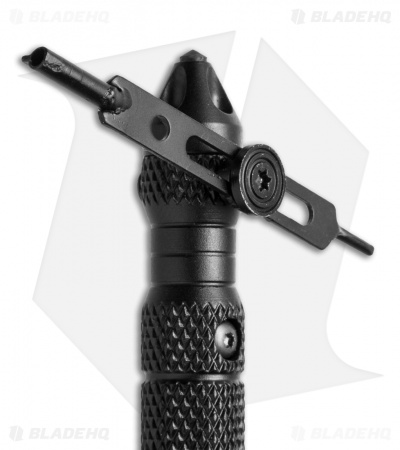 UZI Tactical Defender Pen 4 w/ Breaker Tip & Hand Cuff Key Clip (Black) TACPEN-4