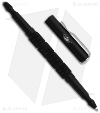 UZI Tactical Defender Pen 5 w/ Glass Breaker Tip (Black) TACPEN-5