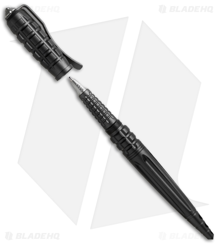 UZI Tactical Glassbreaker Pen 12 w/ Carbide Tip (Black) TACPEN-12