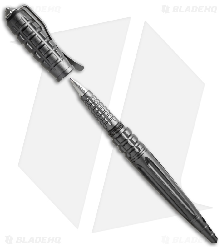 UZI Tactical Glassbreaker Pen 12 w/ Carbide Tip (Gray) TACPEN-12