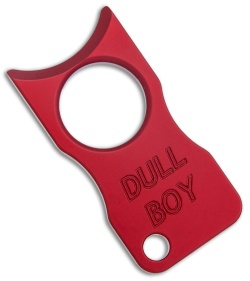 Dull Boy Blades Aluminum Horns Knuckle Red (1/4" Anodized Aluminum)