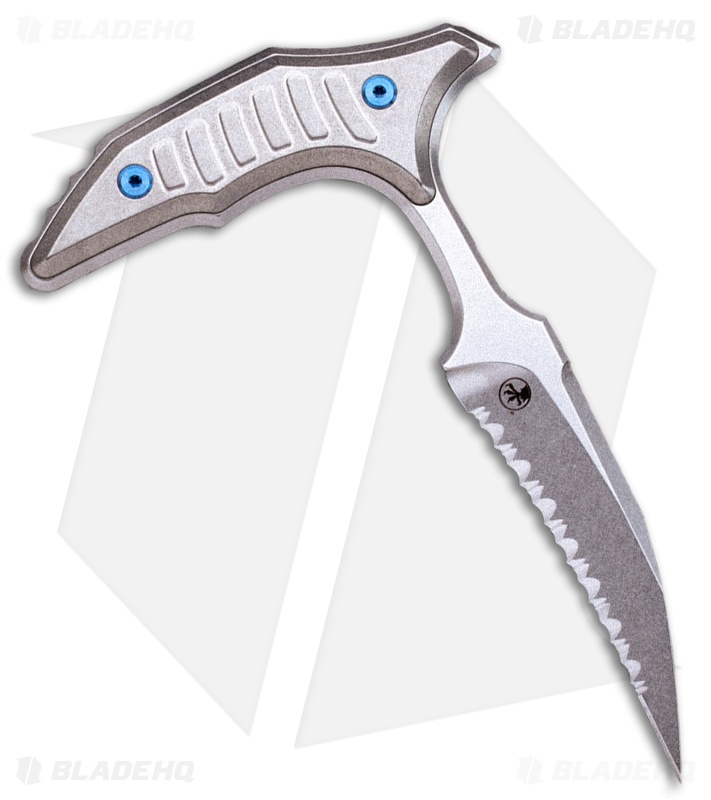 Microtech BEE Marfione Select Push Dagger SW Ti/Blue Ti (2.5" SW FS)