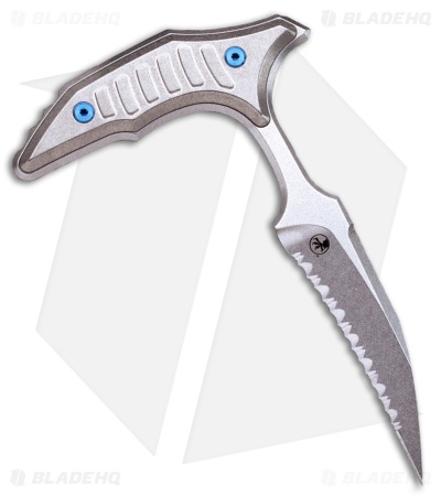 Microtech BEE Marfione Select Push Dagger SW Ti/Blue Ti (2.5" SW FS)
