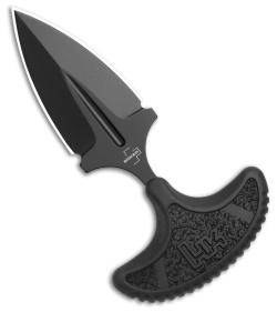 HK FX02 Fixed Blade Push Dagger Black FRN (2.5&quot; Black D2) 06HK001 | 222433
