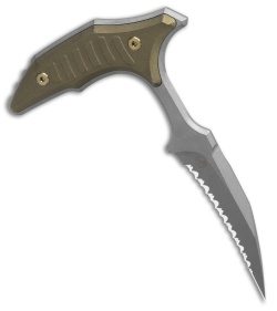 Microtech BEE Marfione Select Push Dagger Antique BRZ Ti/BRZ Ti (2.5" Apoc FS)