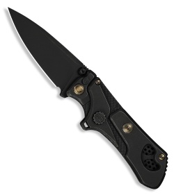 WE Knife Co. NexoMorph Button Lock Morphing Knife Black Ti (2.95" Black SW)