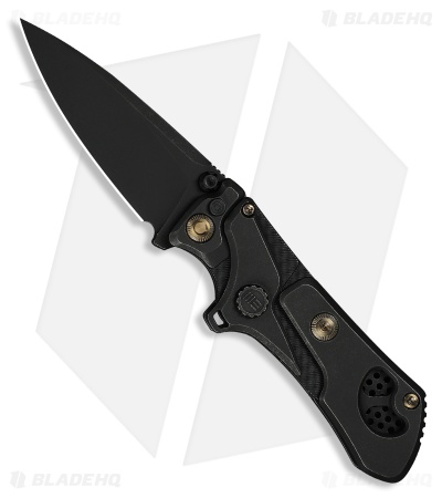 WE Knife Co. NexoMorph Button Lock Morphing Knife Black Ti (2.95" Black SW)