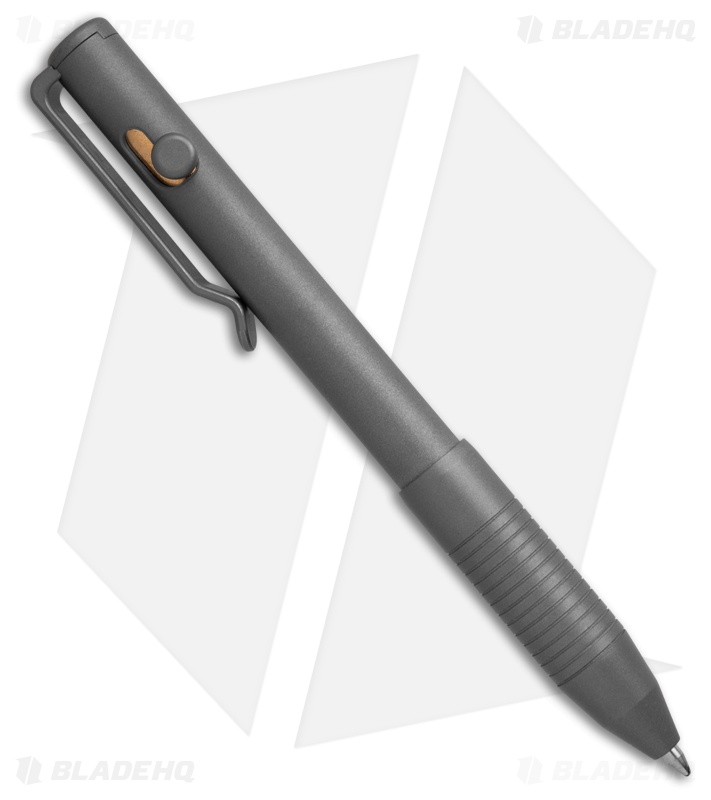 Big Idea Design USA Bolt Action Pen Stonewash Titanium