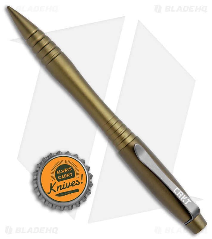 CRKT Williams Aluminum Tactical Defense Pen (OD Green) TPEWOD