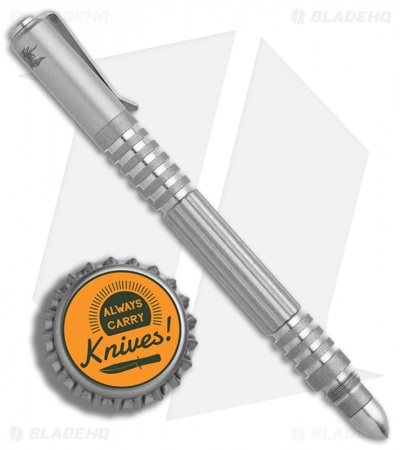 Hinderer Knives Stainless Steel Investigator Pen (Stonewash)