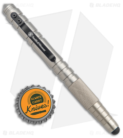 Smith & Wesson Tactical Pen + Stylus (Silver) SWPEN3S