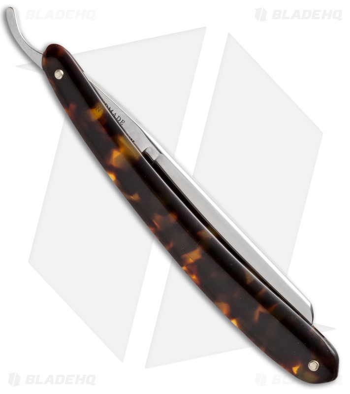 Timor Hamburg Ring Straight Razor Imitation Tortoise (5/8" Carbon Steel) 504