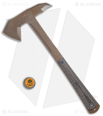 DoubleStar Hydra Series Wrath Tomahawk Axe Brown G-10 