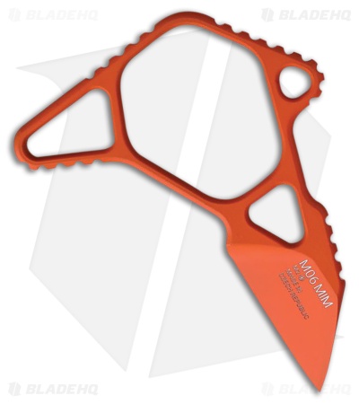 Acta Non Verba Knives M06 Fixed Blade Knife Orange AISI M2 Steel (1.5" Orange)