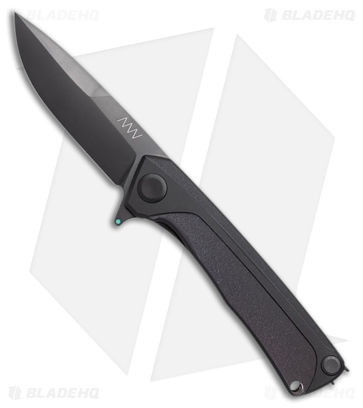 Acta Non Verba Z100 Liner Lock Knife Black GRN DLC Sleipner