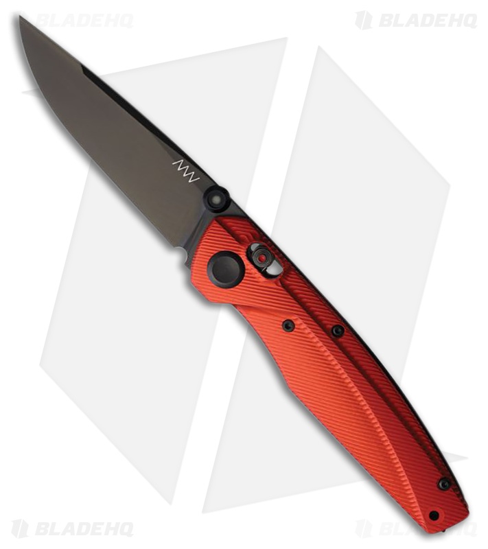 Acta Non Verba A100 A-Lock Knife Red Aluminum DLC Elmax