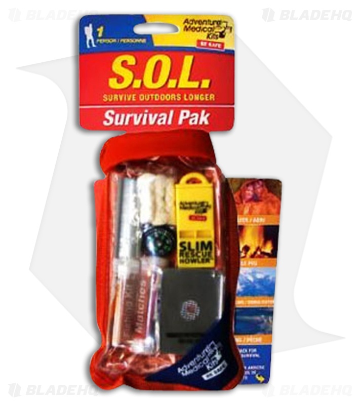 Adventure Medical Kits S.O.L. Survive Outdoors Longer SOL Survival Pack 0727