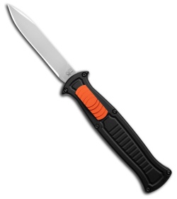 AKC X-treme EVO R OTF Automatic Knife Black Aluminum/Orange Slide (3.5" Satin)