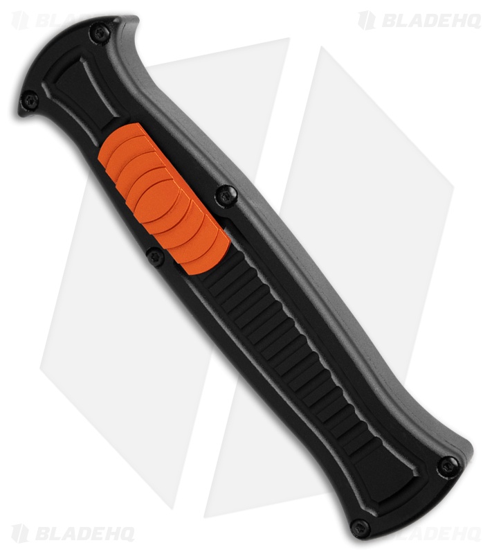 AKC X-treme EVO R OTF Automatic Knife Black Aluminum/Orange Slide (3.5" Satin)