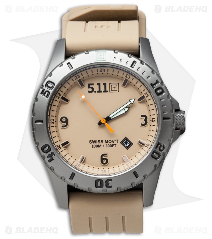 5 11 Tactical Sentinel Watch Tan Strap Coyote 50133 120 Blade Hq