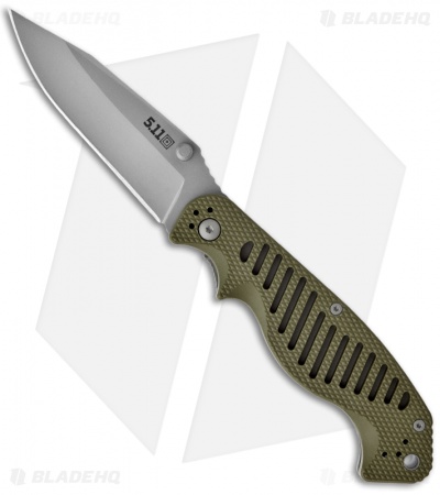 5.11 CS2 Knife Spearpoint Counter Strike Folding Knife (3.75" Bead Blast Plain)