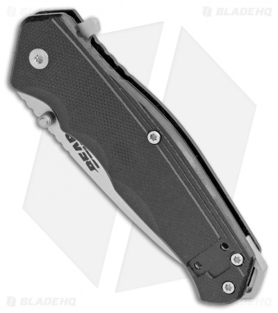 Bear Edge Sideliner Liner Lock Knife Black G-10 (2.875" Bead Blast) 61124B