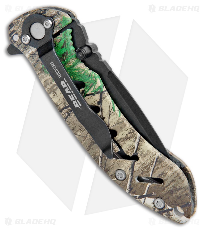 Bear Edge Brisk 1.0 Frame Lock Knife Realtree Green (3.1