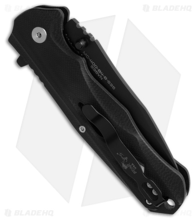 Bear OPS Rancor II Flipper Liner Lock Knife (3.25" Black) MC-400-B4-B